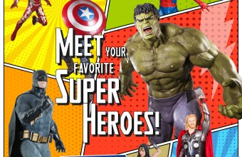 Meet your favorite Superheroes @ Mediterranean Cosmos