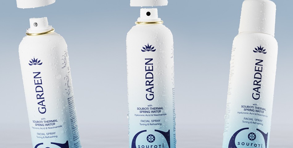Η GARDEN και η SOUROTI παρουσιάζουν το πρώτο ελληνικό Facial Water Spray με νερό από την Ιαματική πηγή Σουρωτή