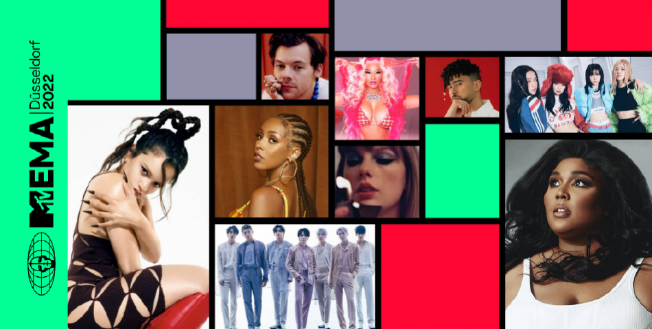 Ανακοινώθηκαν οι υποψηφιότητες των MTV EMA 2022
